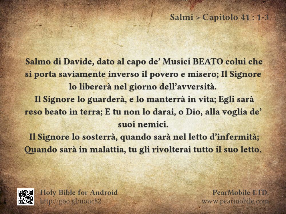 Salmi, Capitolo 41:1-3